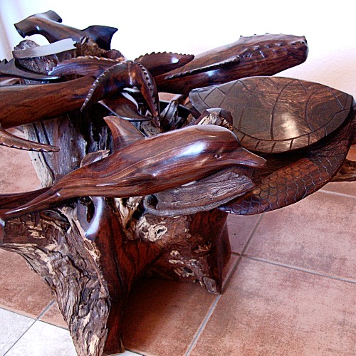 Ironwood Coffee Table Sealife